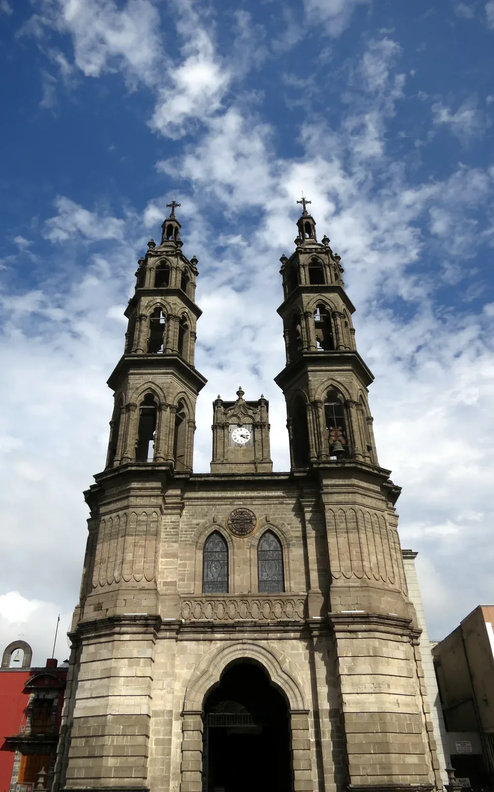 Catedral de la Purísima Concepción de Tepic — Catedral de la Purísima Concepción (Tepic, Nayarit) - facade