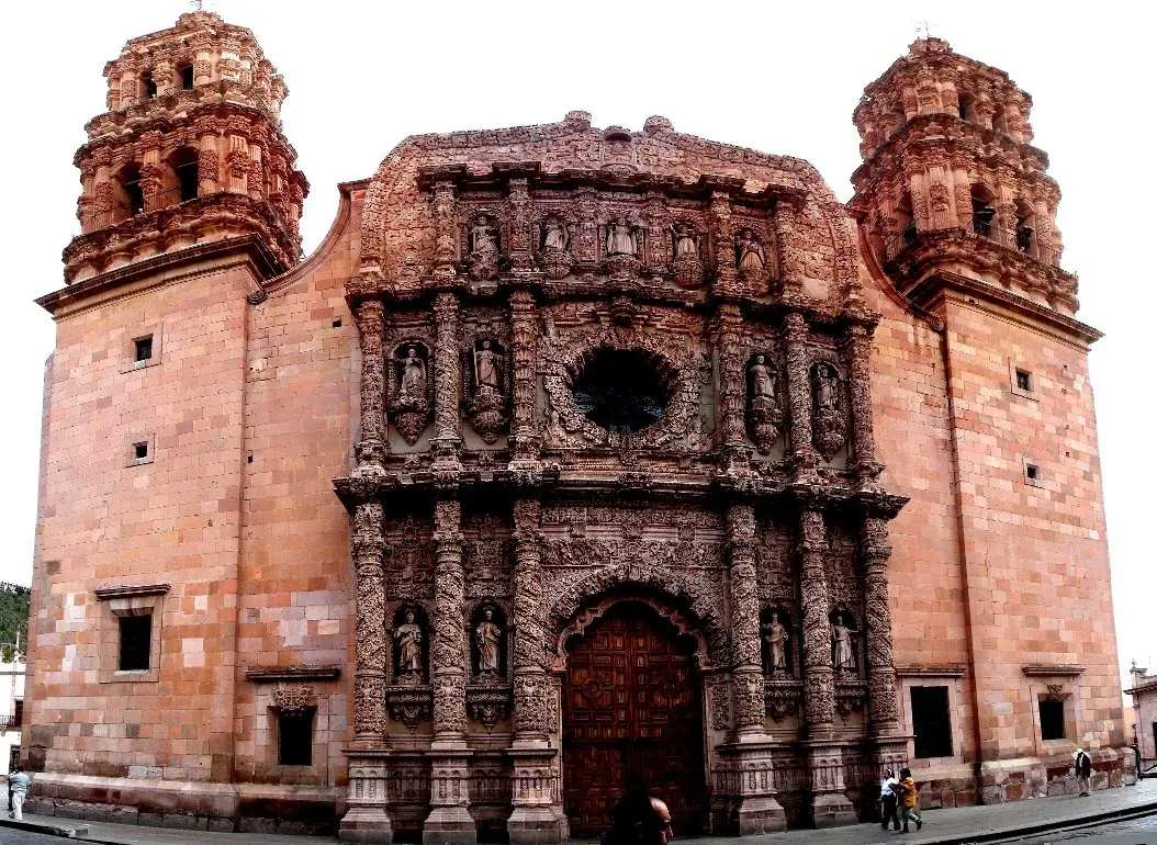 Catedral de Zacatecas — Stone Baroque facade of the Cathedral of Zacatecas — in Zacatecas, Zacatecas state, México.