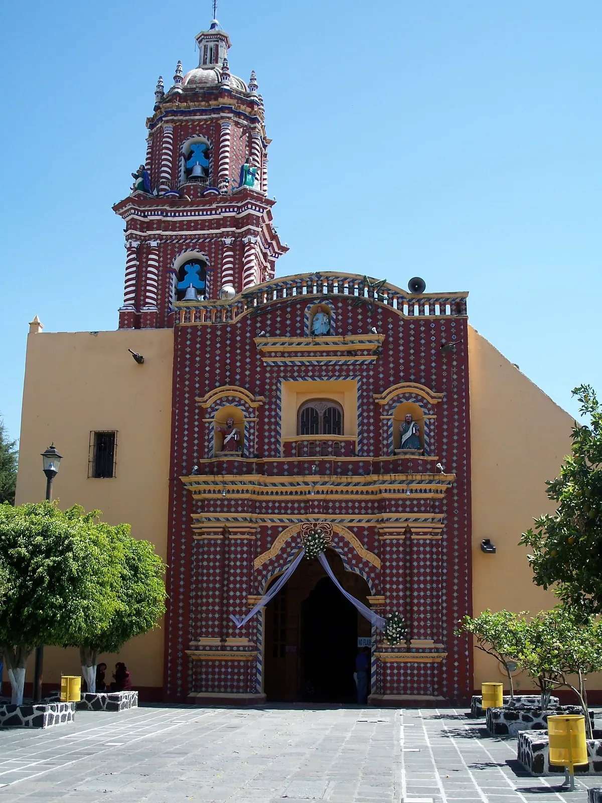 Templo de Santa María Tonantzintla — Fachada del Templo de Santa María Tonantzintla